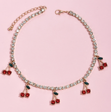 Load image into Gallery viewer, CHERRY TENNIS NECKLACE
