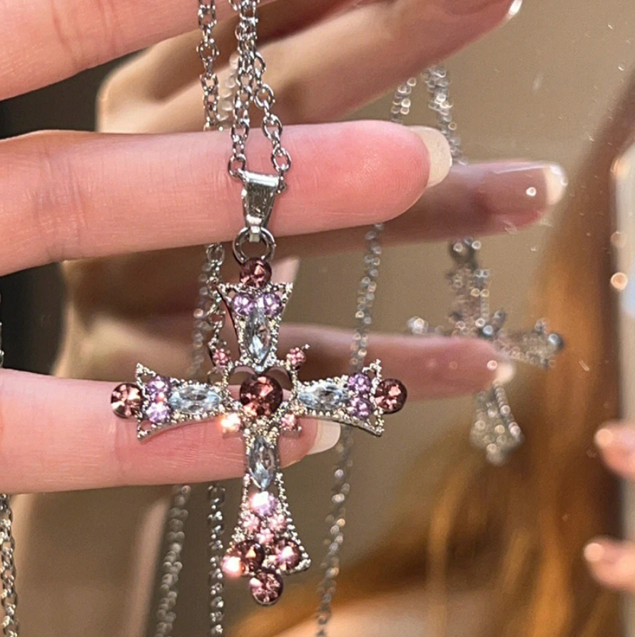 GOTHIC PINK CROSS