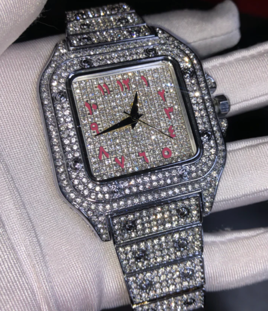 CRYSTAL ARABIC WATCH