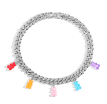 Load image into Gallery viewer, MULTI-COLOUR TEDDY CUBAN LINK CHAIN
