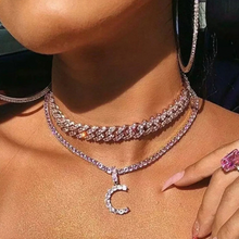 Load image into Gallery viewer, PINK INITIAL NECKLACE
