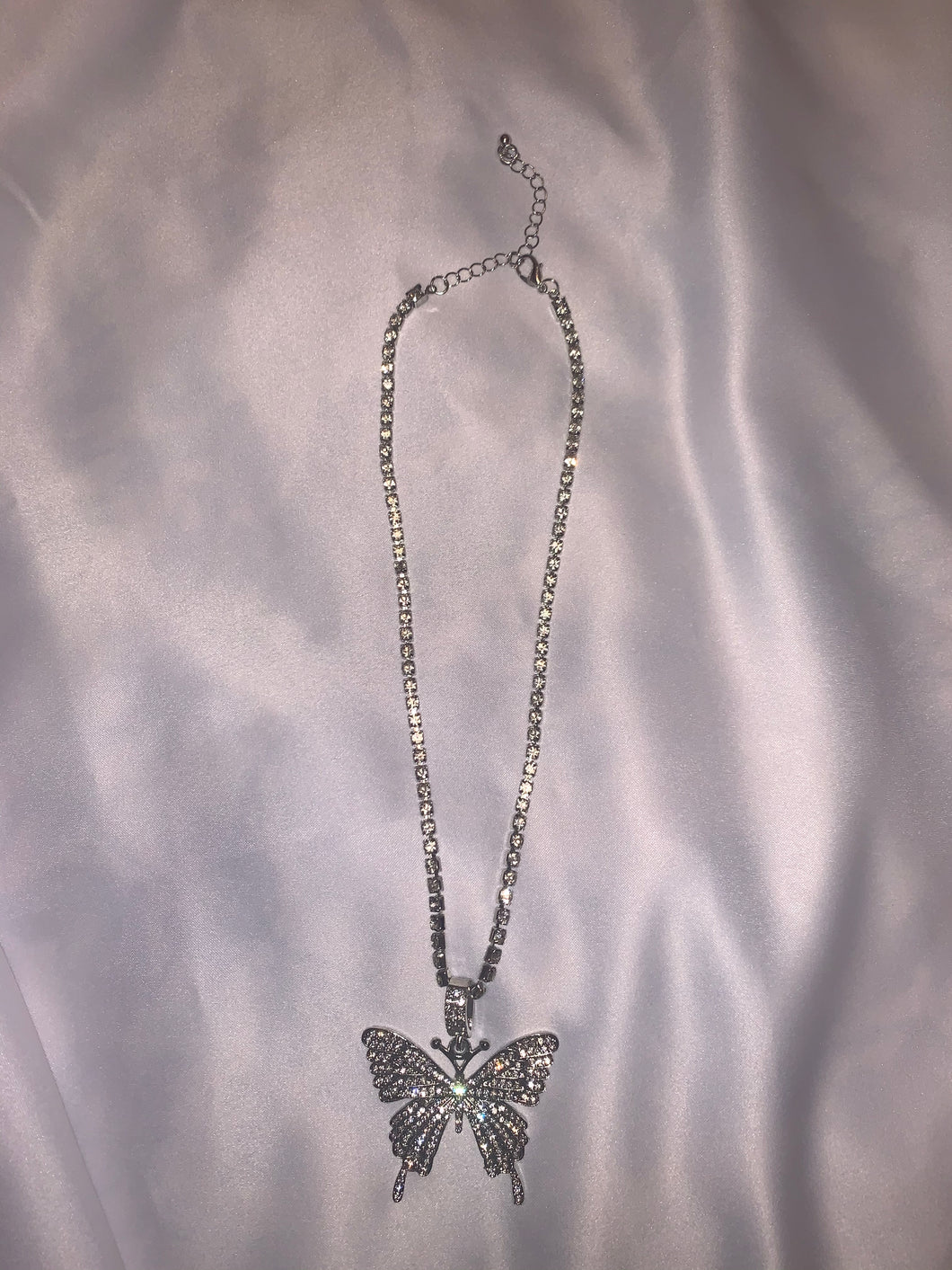 SILVER BUTTERFLY SET