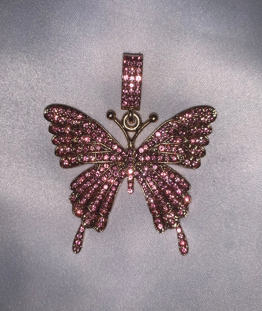 ROSE BUTTERFLY PENDANT